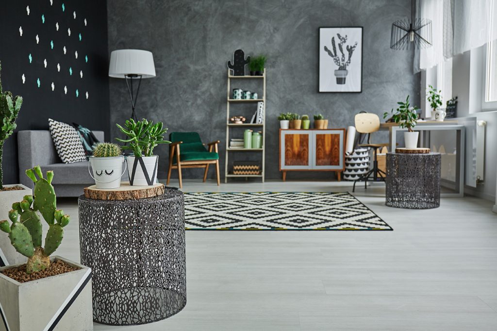 Architectural sheet metal for interior design